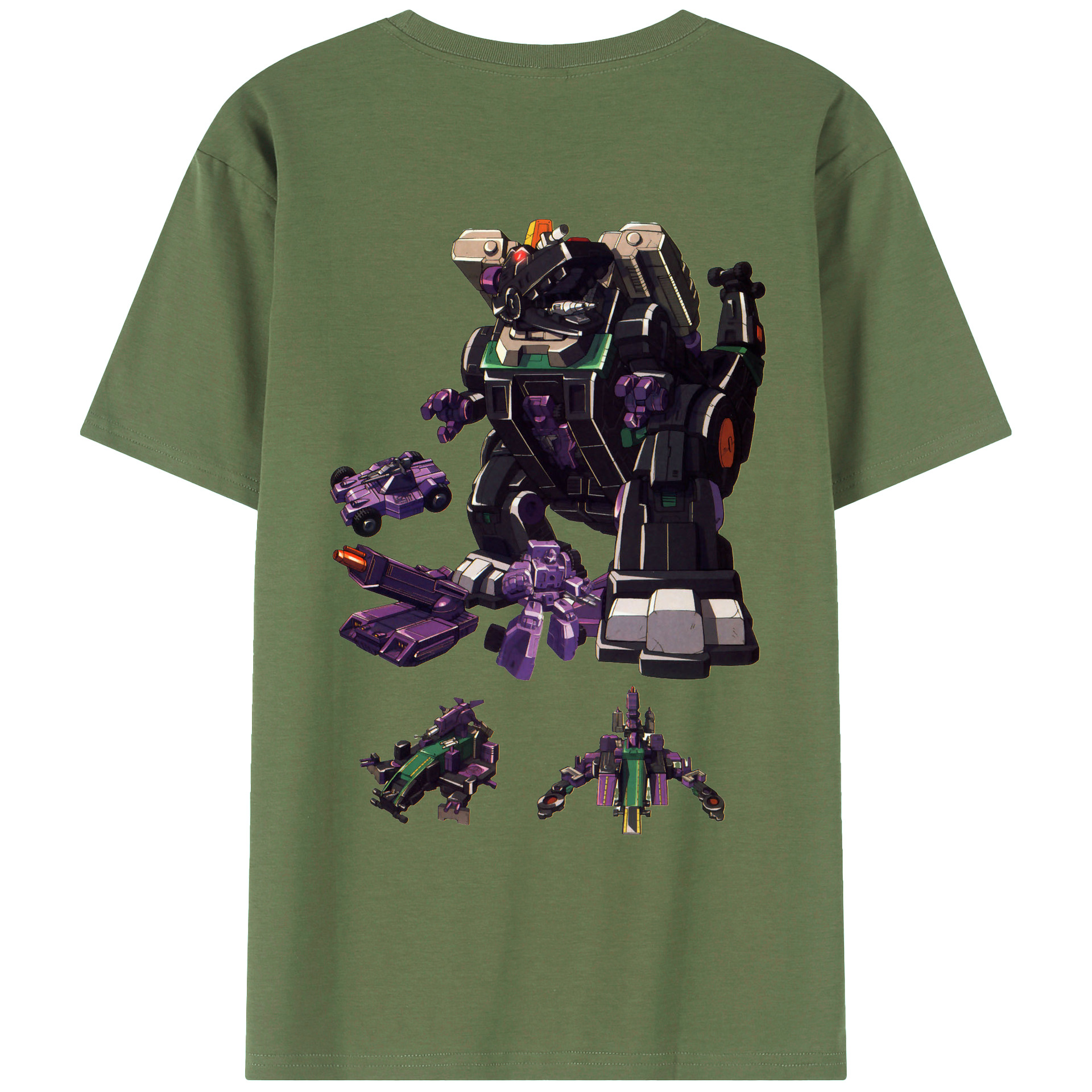 （画像用）  綿100％ メンズ半袖Tシャツ（バックプリント） 通気性